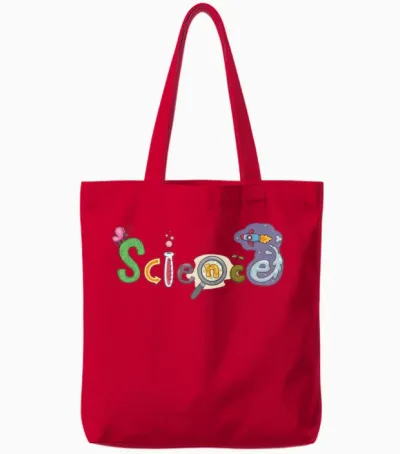 Xkcd Funny Science Tote Bags - Red