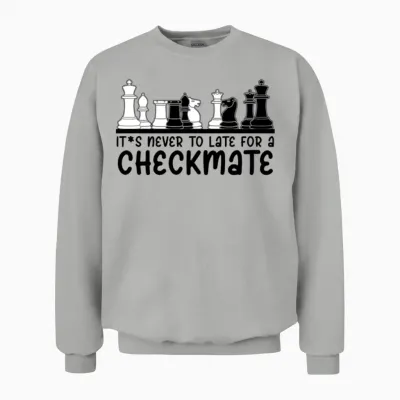 Chess Pieces Chess Set Chess Player Unisex Sweatshirt - Ash