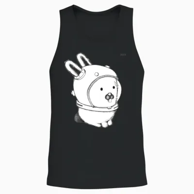 Glenda, Space Bunny, Plan 9 Unisex Tank Top - Black