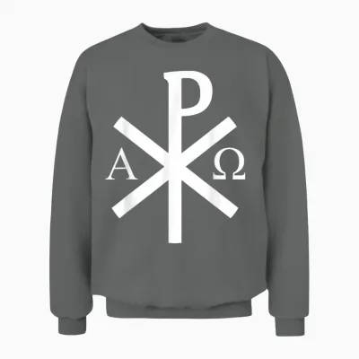 La Croix Chi-Rho - Symbole De Jésus-Christ - V2 Unisex Sweatshirt - Graphite Heather