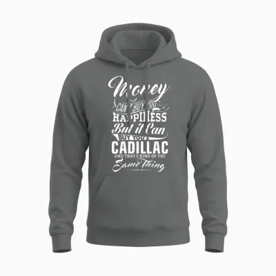 Money and Cadillac W Unisex Hoodie - Graphite Heather