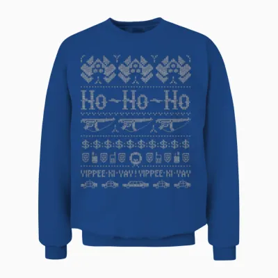 Die Hard: Yippee Ki Ya - Awesome Christmas Sweat Unisex Sweatshirt - Royal
