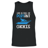 Funny Boating Boat Captain Unisex Tank Top - Black – 2