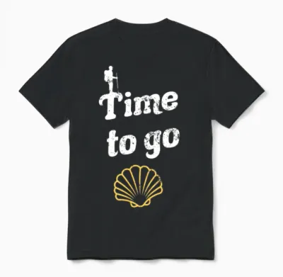 Camino De Santiago Way of St. James Pilgrims Unisex T-Shirt - Black
