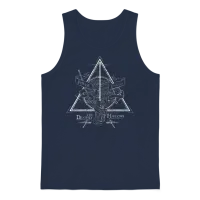 Harry Potter the Deathly Hallows Unisex Tank Top - Navy – 1