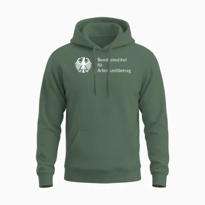 Bundesinstitut Für Arbeitszeitbetrug – Lustiges Büro Spruch Unisex Hoodie - Military Green