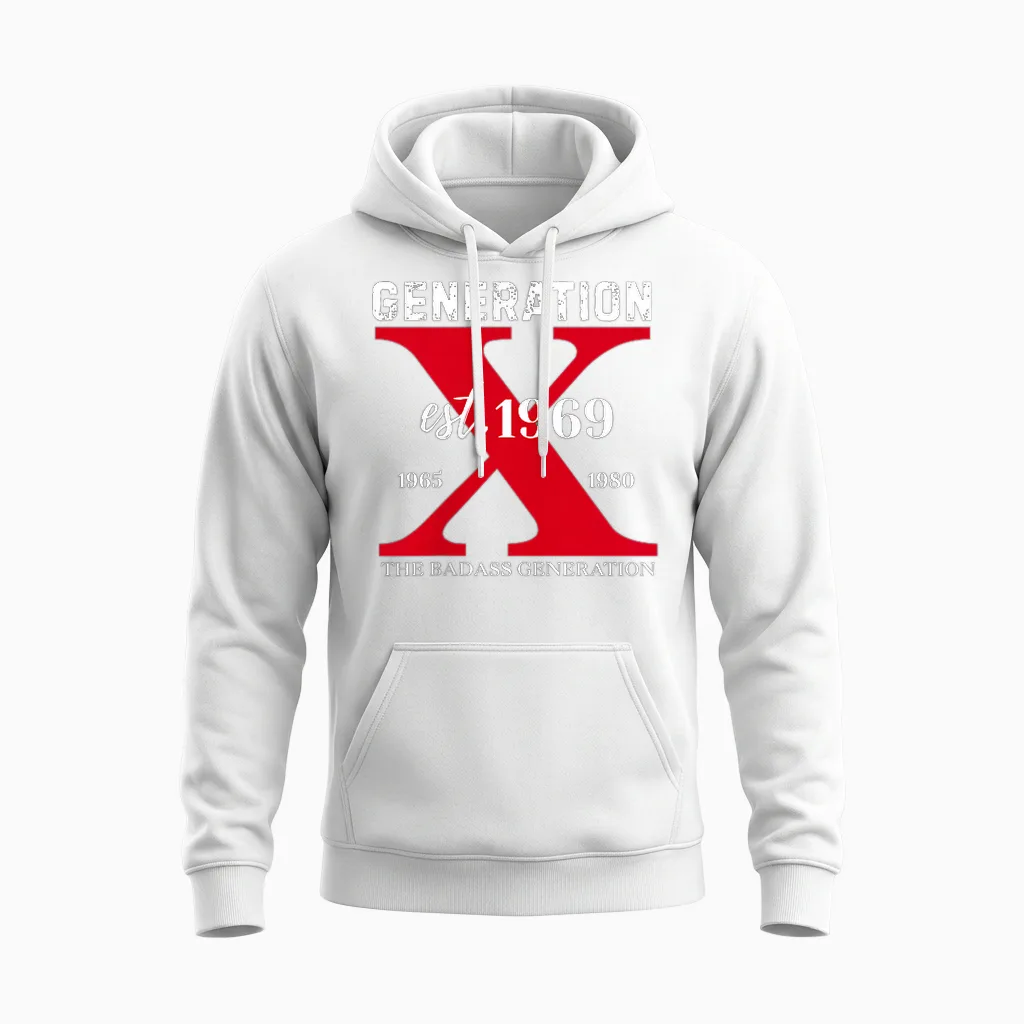 Gen X 1969 Bevor Du Geboren Wurdest, War Sissie Totenkopf Unisex Hoodie in White