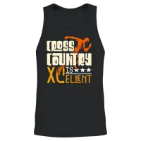 Cross Country Is Xcellent Marathon Race Xc Running Unisex Tank Top - Black – 2