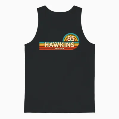 Indiana 85 Retro Vintage Unisex Tank Top - Black