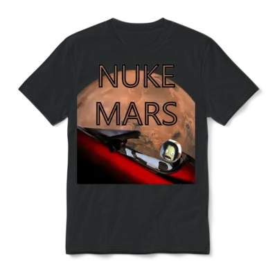Starkerman - Don't Panic! Rescue Kerbal Near Mars Unisex T-Shirt - Black