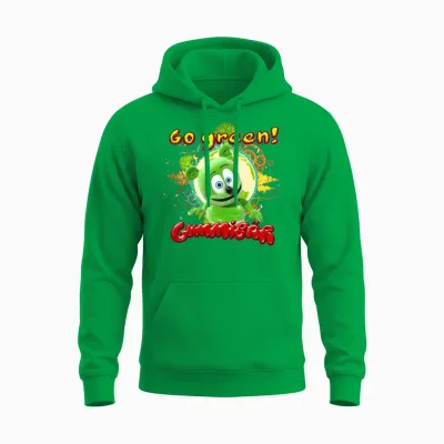 Gummibär Go Green Earth Day Trees Unisex Hoodie - Irish Green
