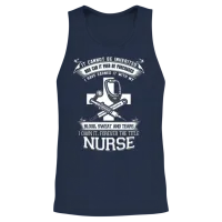 Nurse Labor & Delivery Nurses Funny Male Nurse N Unisex Tank Top - Navy – 2
