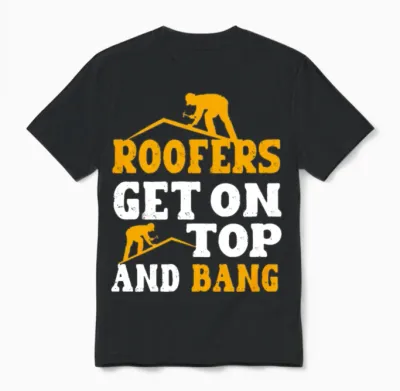 Roofer- Roofer Gift - Funny Roofer Unisex T-Shirt - Black