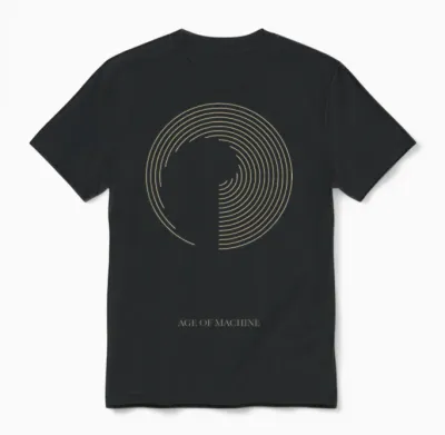 Offizielle Greta Van Fleet Age of Machine Schwarz Unisex T-Shirt - Black