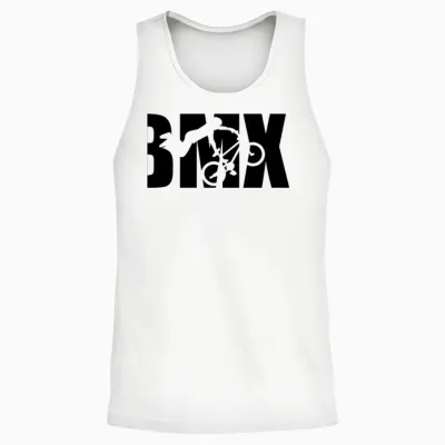 Bmx Unisex Tank Top - White