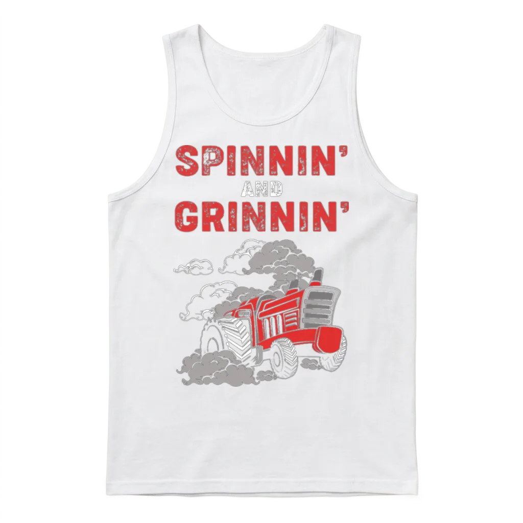 Tractors Dri Tractor Pulling Unisex Tank Top - White