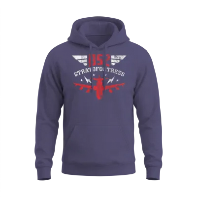 B52 B-52 Stratofortress Strategic Bomber Usa Gift Unisex Hoodie - Heather Sport Dark Navy