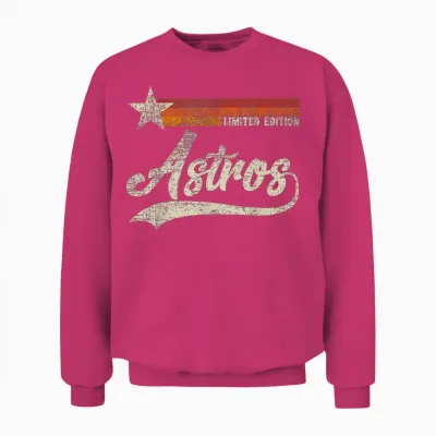 Vintage Astros Retro Style 70s 80s First Name Unisex Sweatshirt - Heliconia