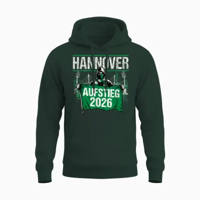 Hannover Aufstieg 2026, Aufsteiger Fußball Unisex Hoodie - Forest