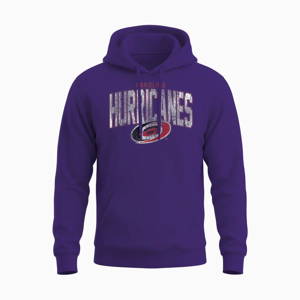 Carolina Hurricanes Nhl-Hockey Mit Vintage-Logo Unisex Hoodie in Purple