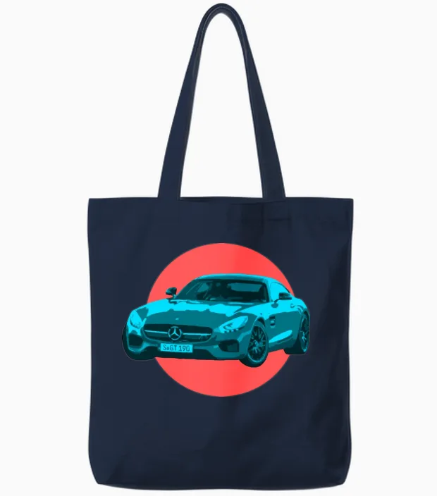 Mercedes-Benz Tote Bags in Navy