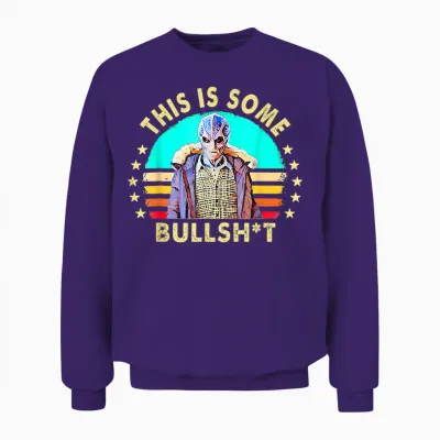 Vintage American Resident Alien Nerd Funny Retro Men Women Unisex Sweatshirt - Purple