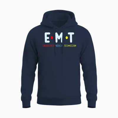 Emergency Medical Technician Emt Unisex Hoodie - Navy