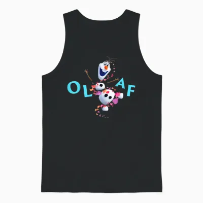 Disney Frozen 2 Olaf Loves Fall Unisex Tank Top - Black
