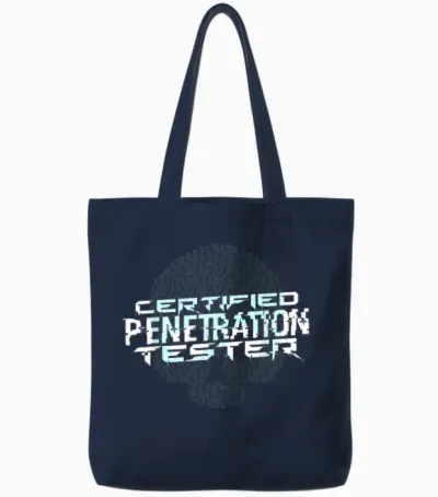 Hacker Ethical Hacker Ethical Hacker Certified Ethical Hacker T-Shirt, Black, S Tote Bags - Navy