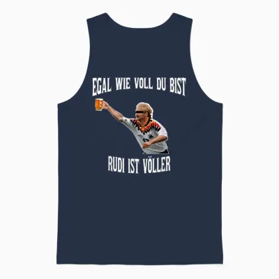 Egal Wie Voll Du Bist Rudi Ist Völler Unisex Tank Top - Navy