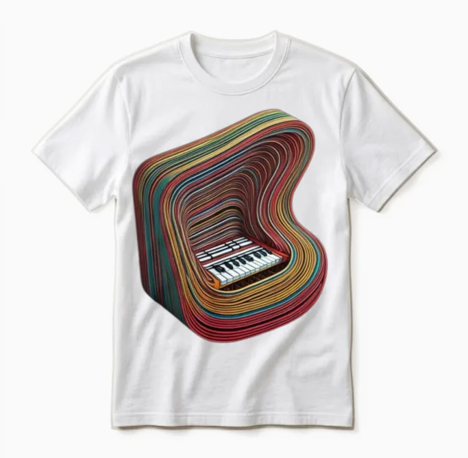 Instrument Music - Lovers Unisex T-Shirt in White
