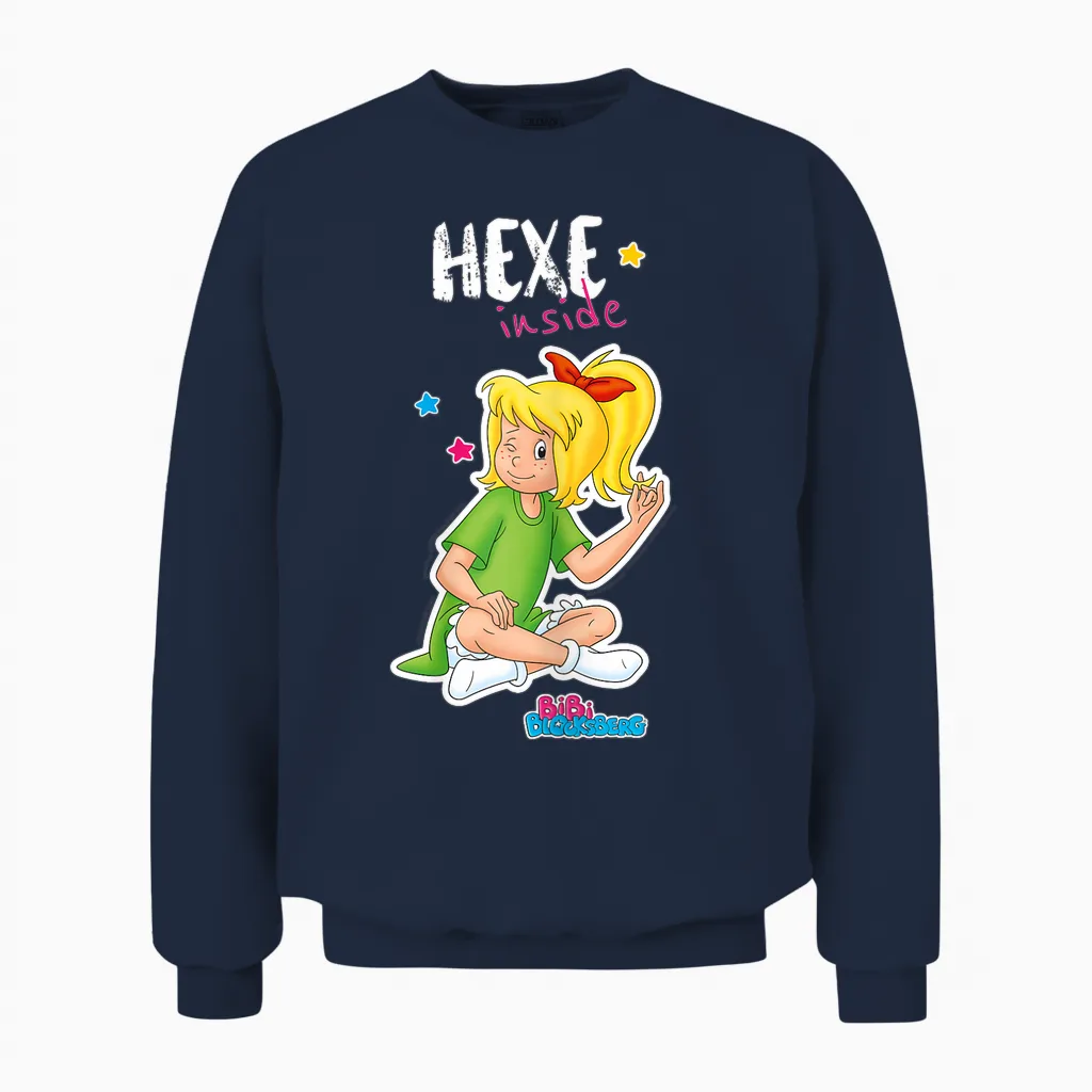 Bibi Blocksberg - Hexe Inside Unisex Sweatshirt in Navy
