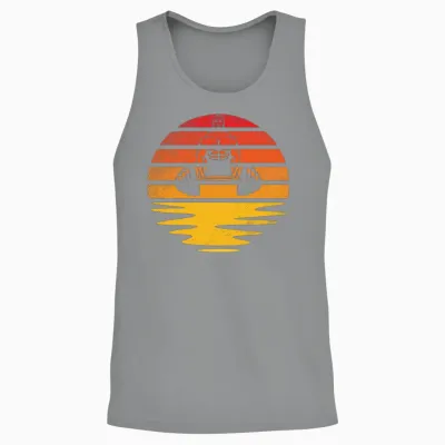 Body Building Retro Unisex Tank Top - Sport Grey