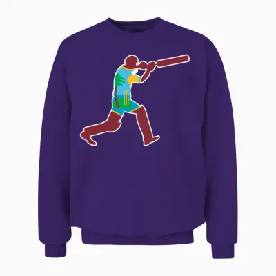 West Indies Cricket Unisex Sweatshirt - Purple