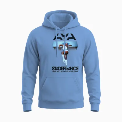 Aya Nakamura Merch Officiel Tournée Stade De France 2026 Unisex Hoodie - Carolina Blue
