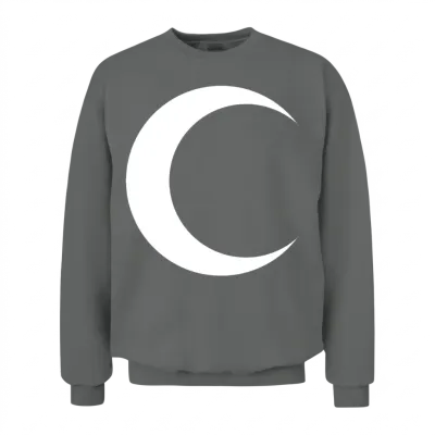 Crescent Moon Unisex Sweatshirt - Graphite Heather