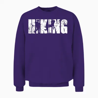 Hiking Unisex Sweatshirt - Purple