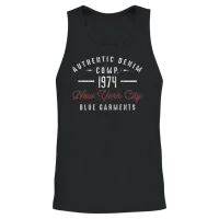 New York City Born in 1974 Vintage Birthday Unisex Tank Top - Black – 2