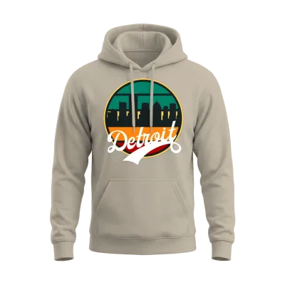 Retro Detroit Unisex Hoodie - Sand