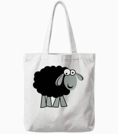 Sheep Tote Bags - White