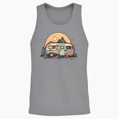Retro Rv Unisex Tank Top - Sport Grey
