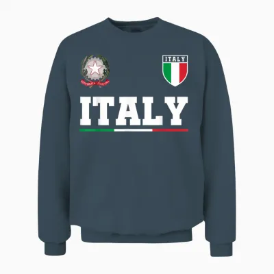 Italy Gift Flag Italy Vintage Italia Italiano Italia Unisex Sweatshirt - Dark Heather