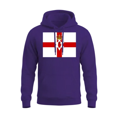 Northern Ireland Unisex Hoodie - Purple