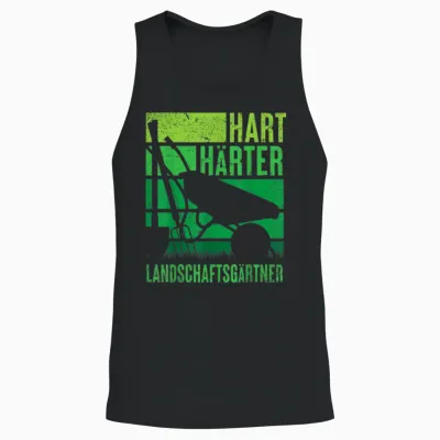 Hart Hardter Landscape Gardener Gardening and Landscaper T-Shirt, Black Unisex Tank Top - Black