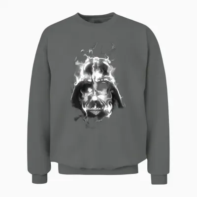 Star Wars Darth Vader Sith Lord Smoke Portrait Unisex Sweatshirt - Graphite Heather