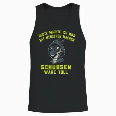 Witzige Geschenke Drache Ironie Schwarzer Humor Sarkastisch Unisex Tank Top - Black