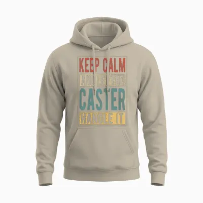 Caster Retro Gift Unisex Hoodie - Sand
