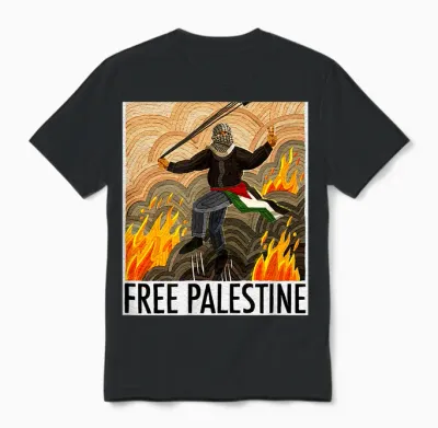 Gaza Nicht Allein - Gaza Wird Frei Sein Unisex T-Shirt - Black