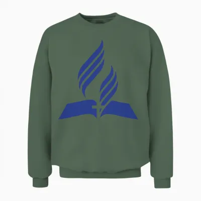 Va040 Seventh Day Adventist Church Unisex Sweatshirt - Military Green