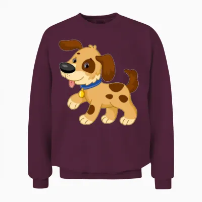 ☆☆dog Dog☆☆ Unisex Sweatshirt - Maroon